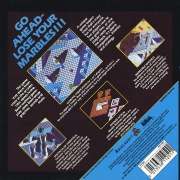 Marble Madness box cover back
